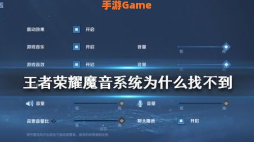 王者荣耀魔音系统